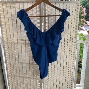 Ruffled One Piece Bathing Suit NEVER WORN